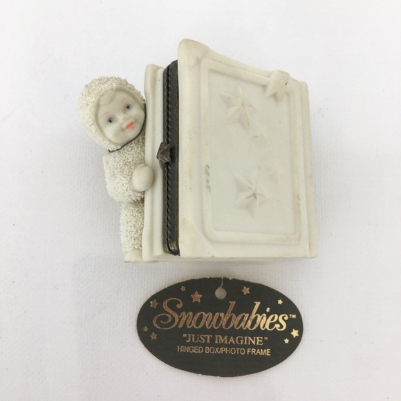 Department 56 Baby's First Picture Frame Snowbaby Angel Miniature Box Frame - Picture 5 of 11